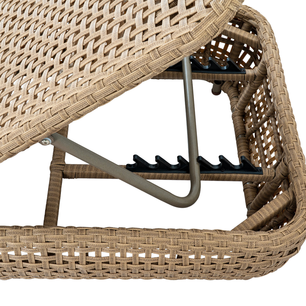 Bloom Collection Outdoor Sunbed - Brown