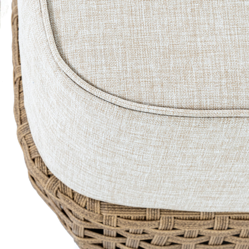 Bloom Collection Outdoor Sunbed - Brown