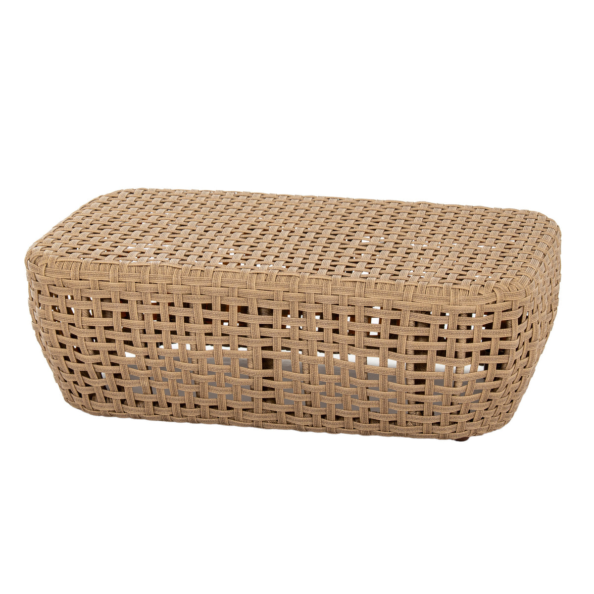 Bloom Collection Outdoor Footstool - Brown