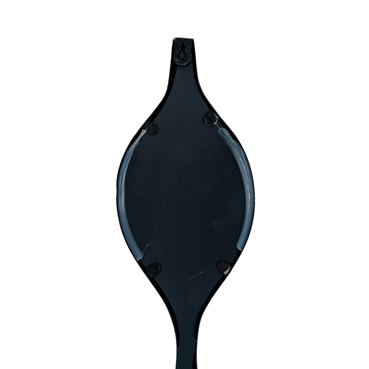 Black Quarterfoil Decorative Hanging Mirror