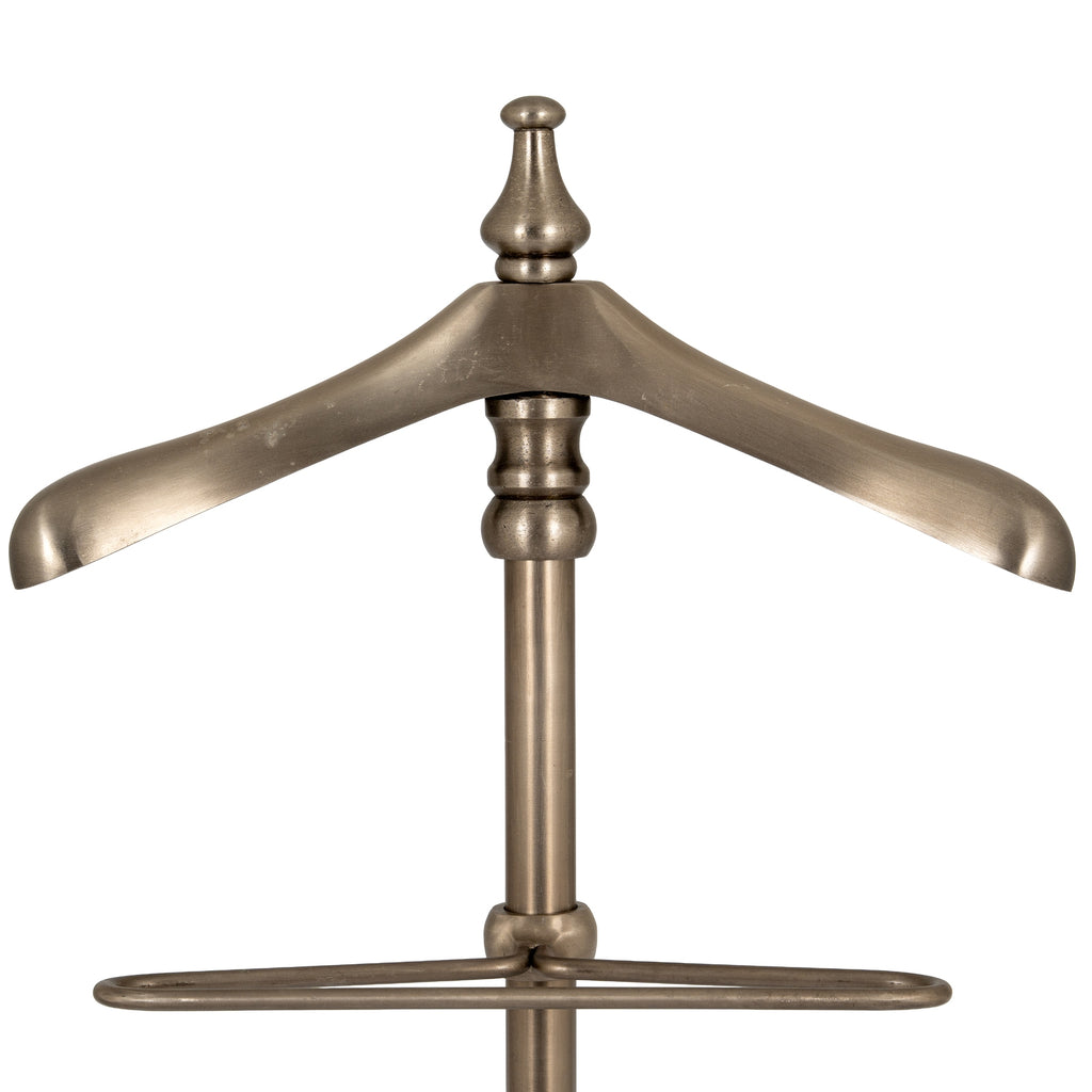 Antiqued Silver Valet Stand - Silver
