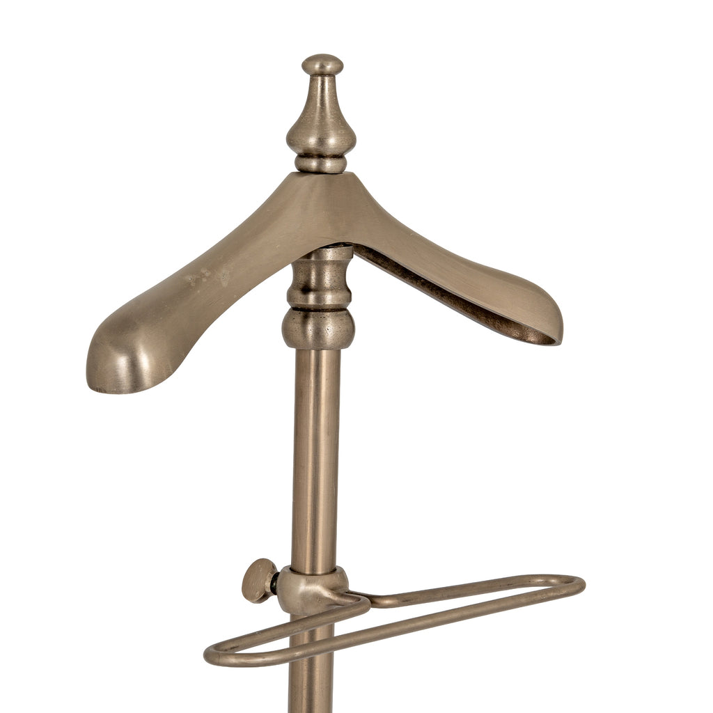 Antiqued Silver Valet Stand - Silver