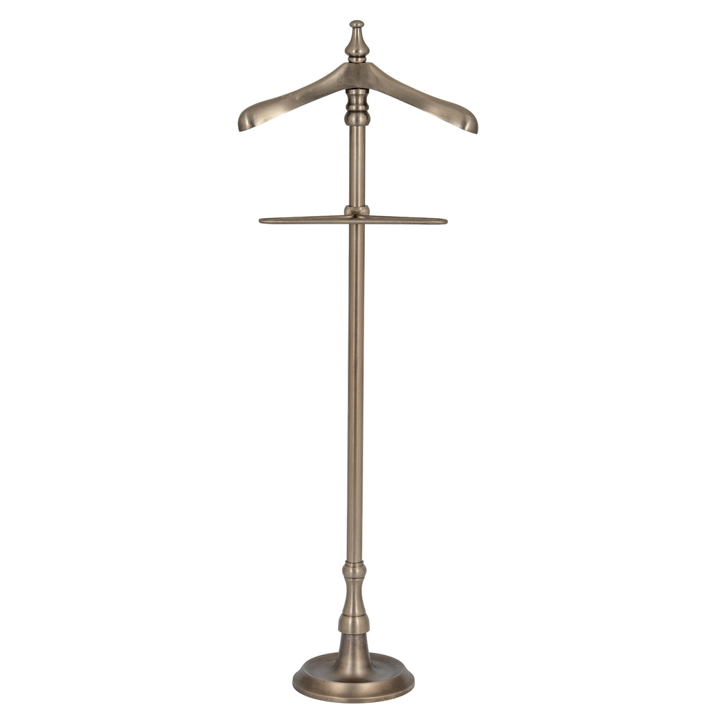 Antiqued Silver Valet Stand - Silver