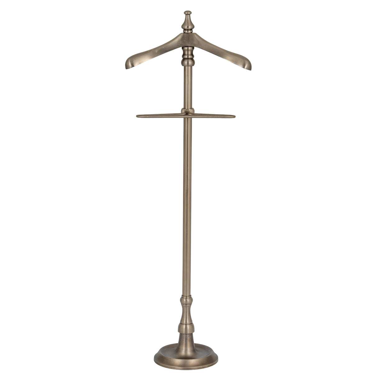 Antiqued Silver Valet Stand - Silver