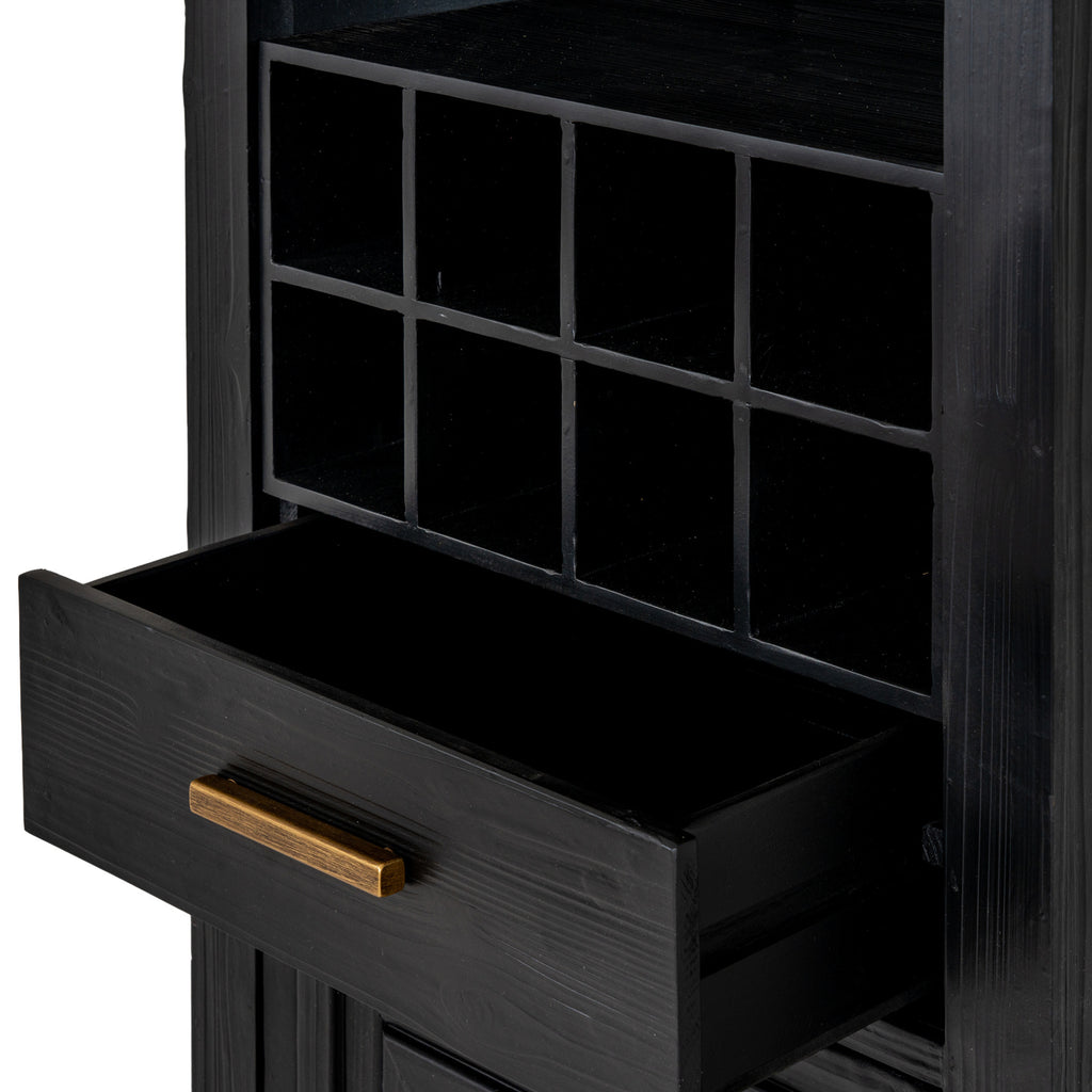 Lennox Black Drinks Unit - Black