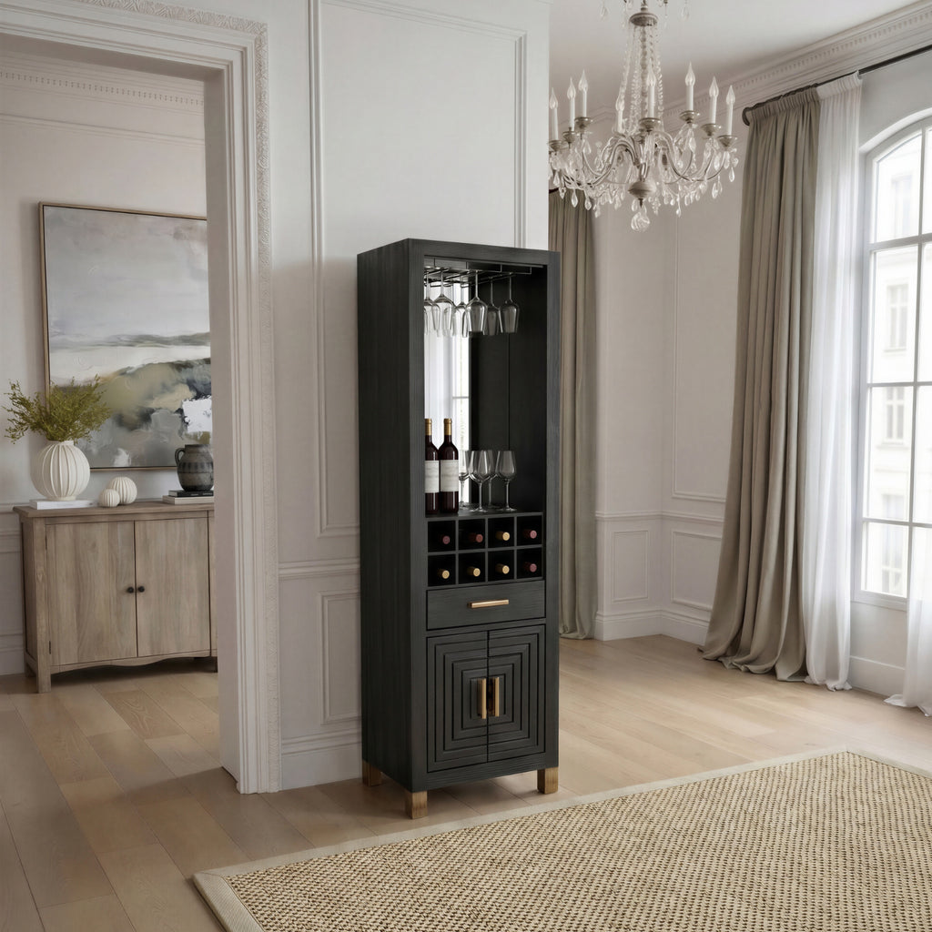 Lennox Black Drinks Unit - Black