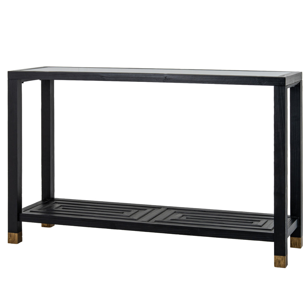 Lennox Black Console Table - Black