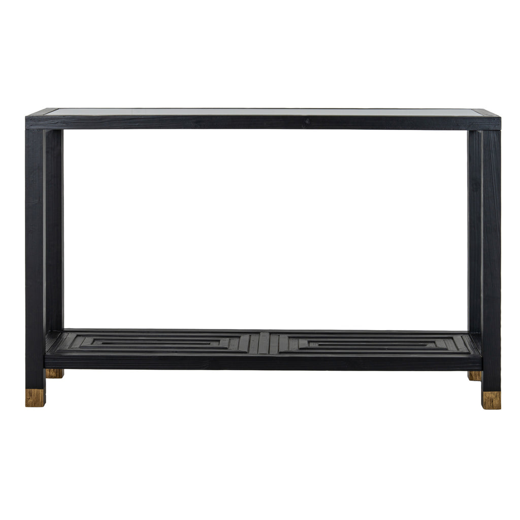 Lennox Black Console Table - Black