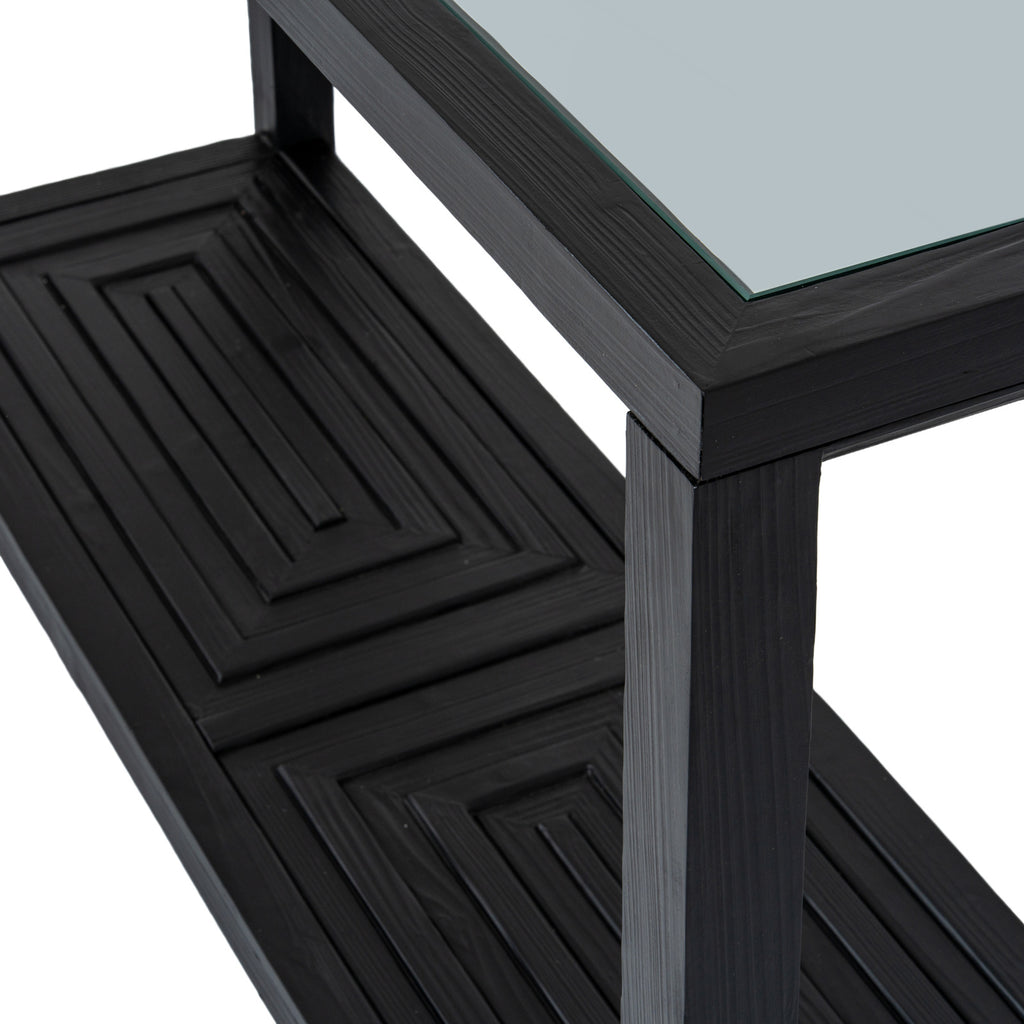 Lennox Black Console Table - Black