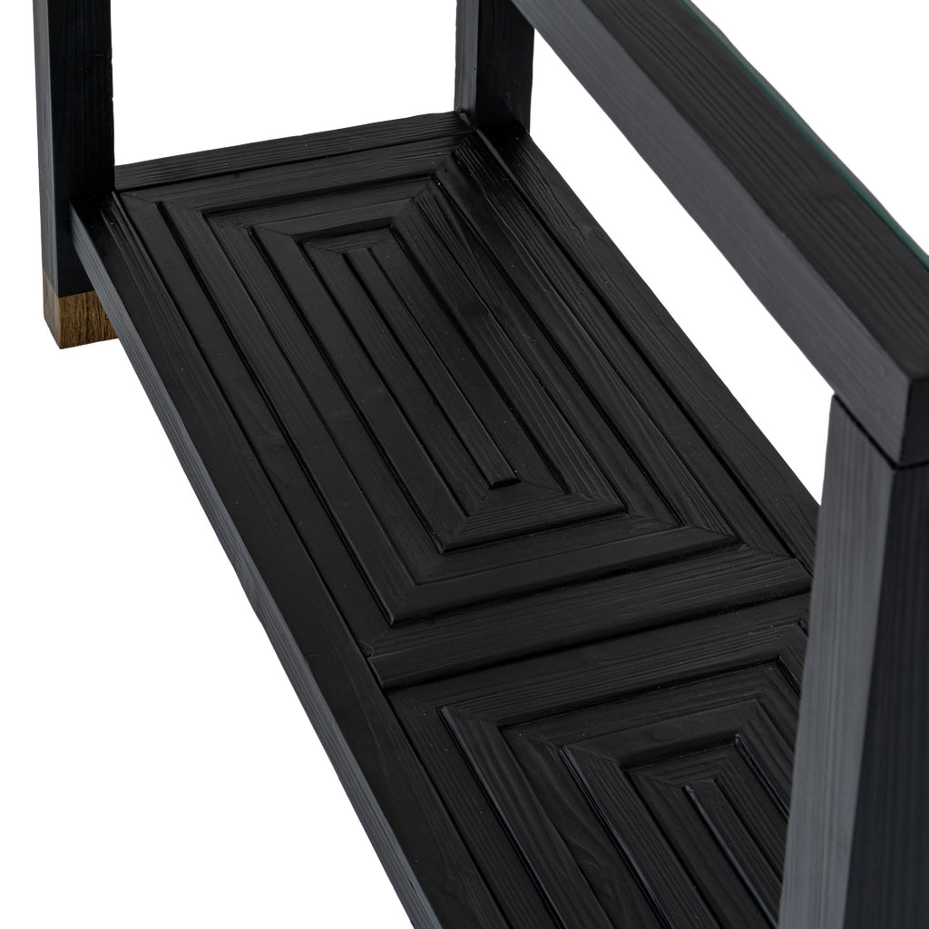Lennox Black Console Table - Black