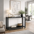 Lennox Black Console Table - Black