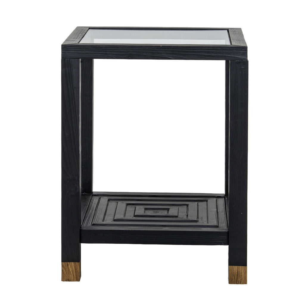 Lennox Black Side Table - Black