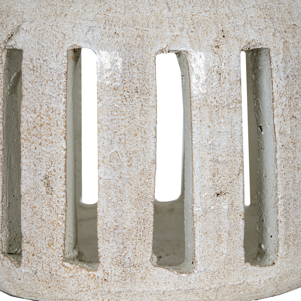 Tarn Collection Large Candle Holder - White