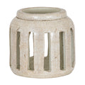 Tarn Collection Large Candle Holder - White