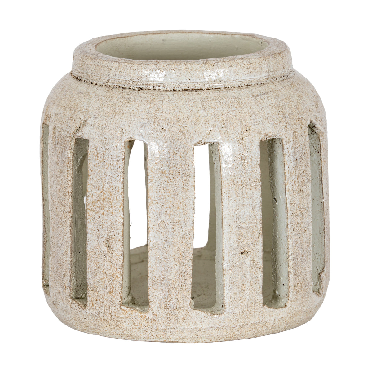 Tarn Collection Large Candle Holder - White