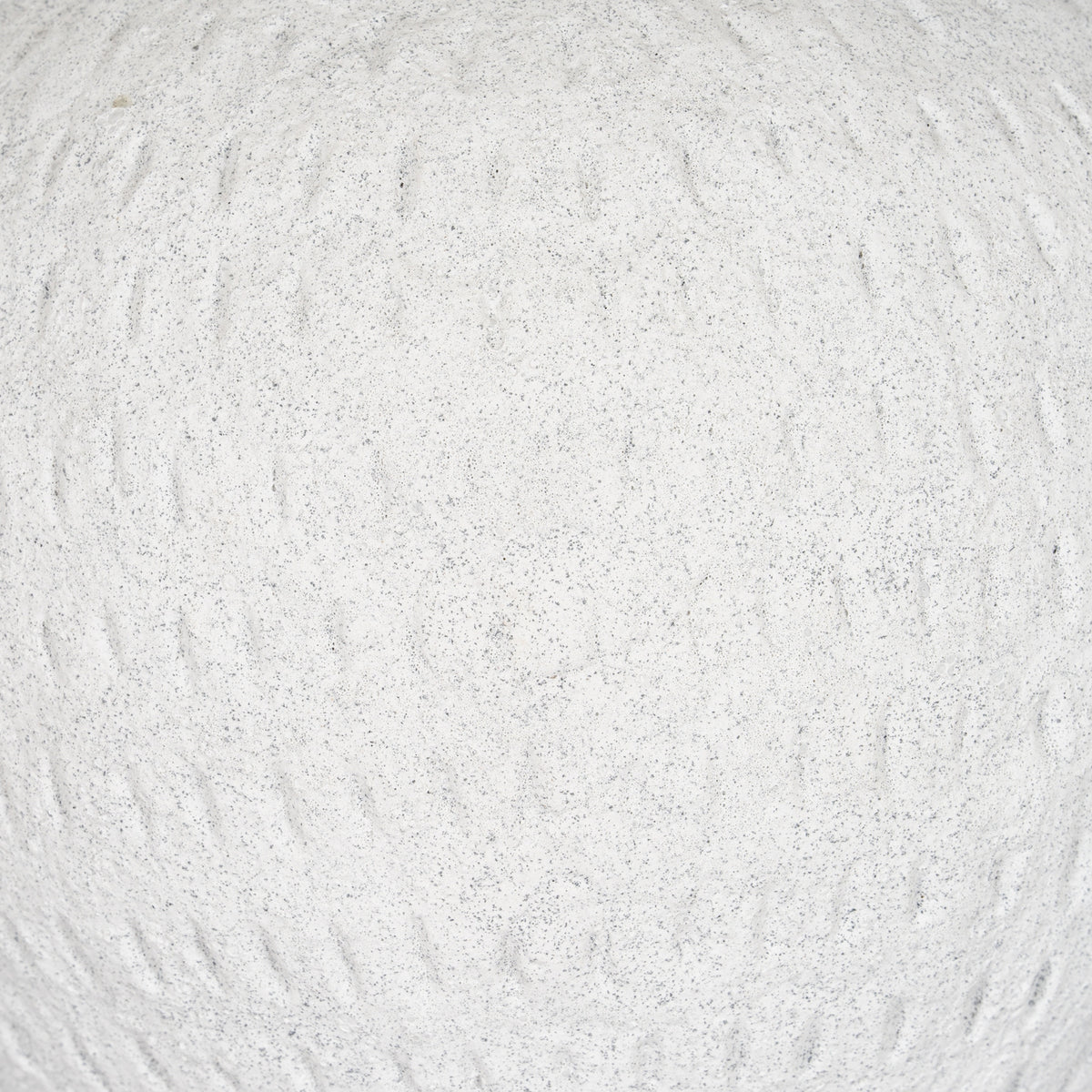 Ashen Large Round Vase - White