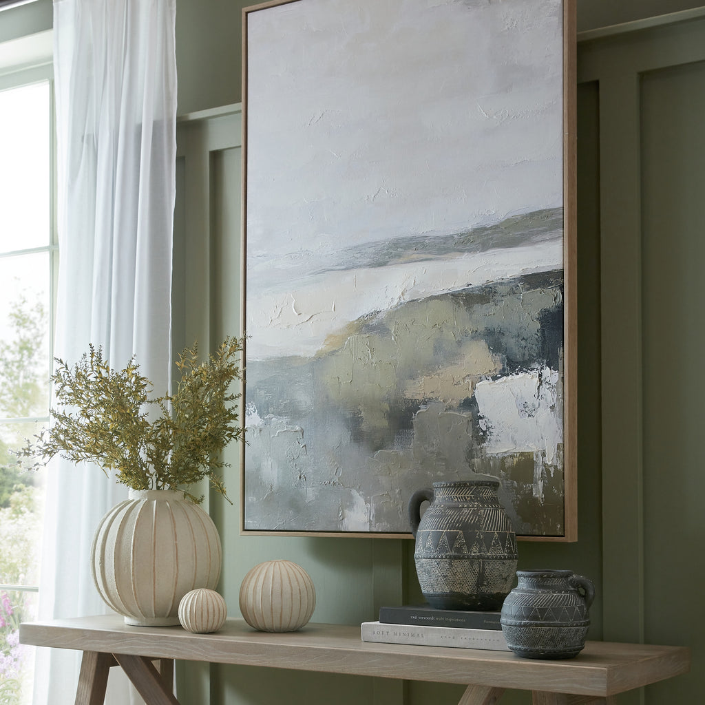 Grove Globe Vase - White