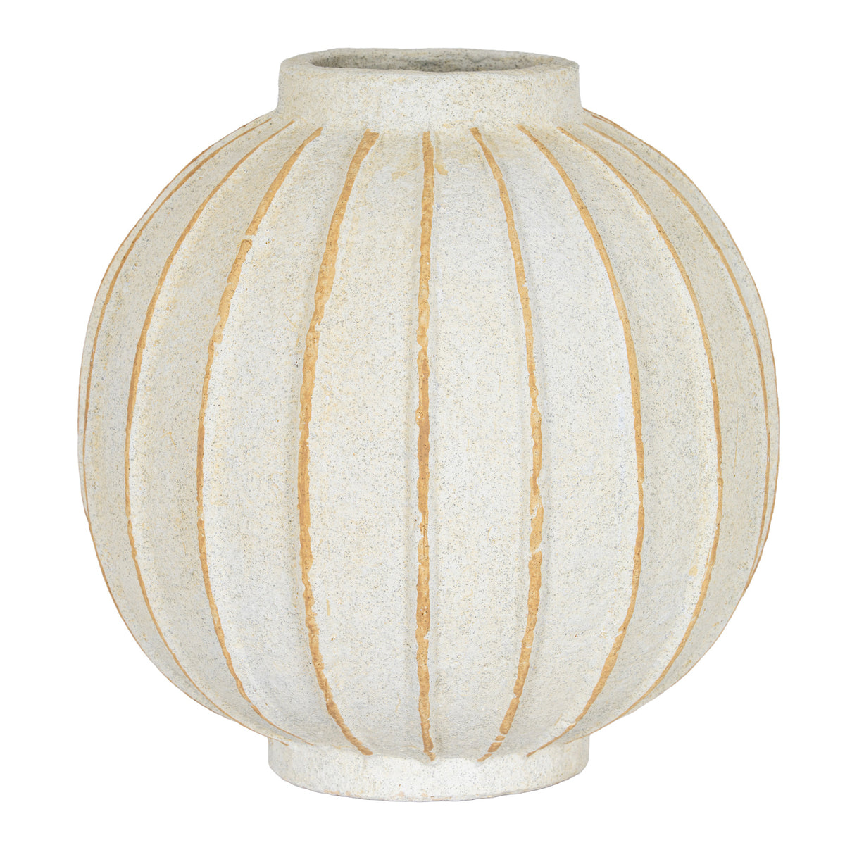 Grove Globe Vase - White
