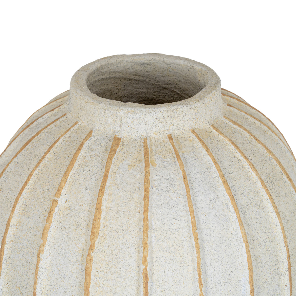 Grove Large Globe Vase - White