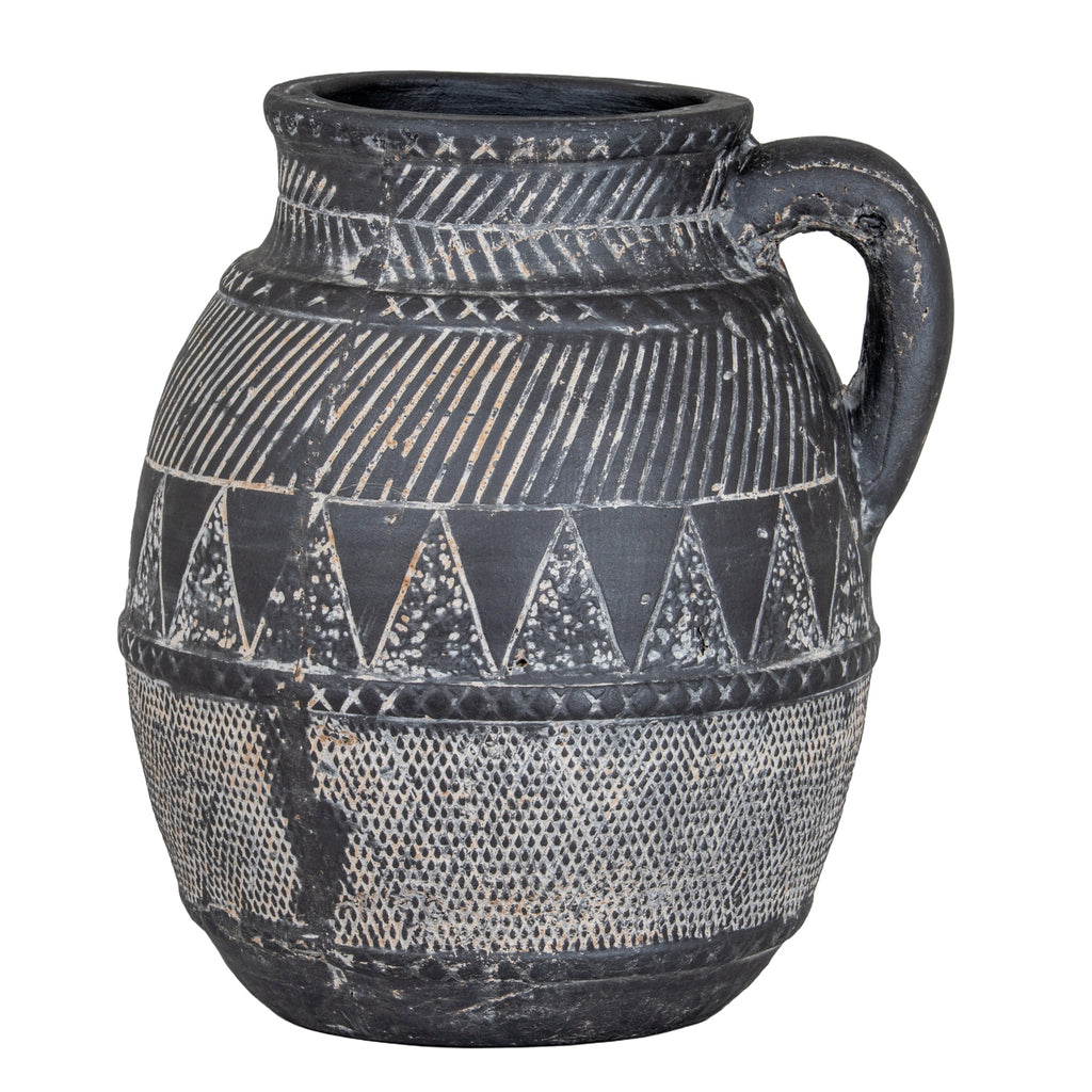 Etched Collection Jug - Black