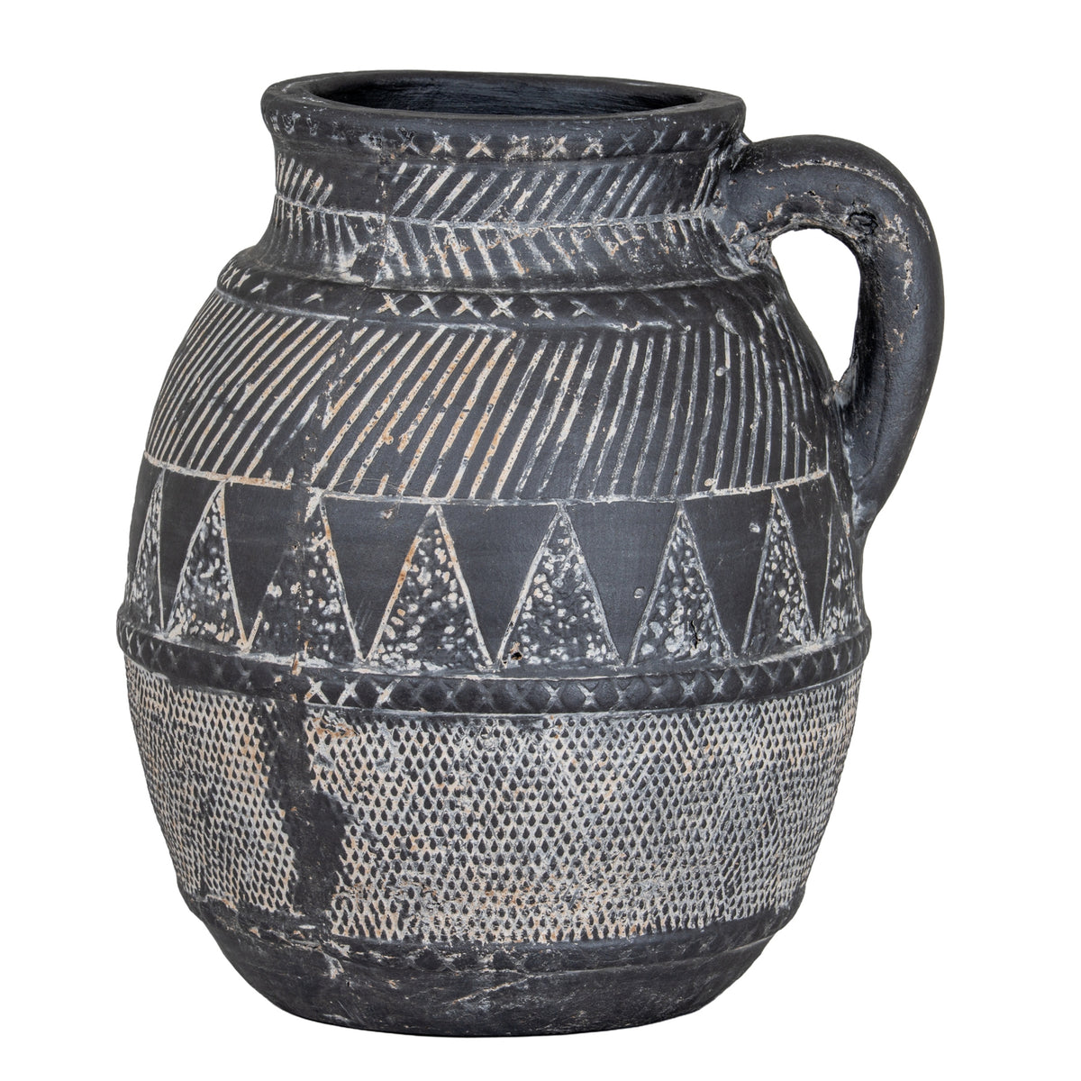 Etched Collection Jug - Black