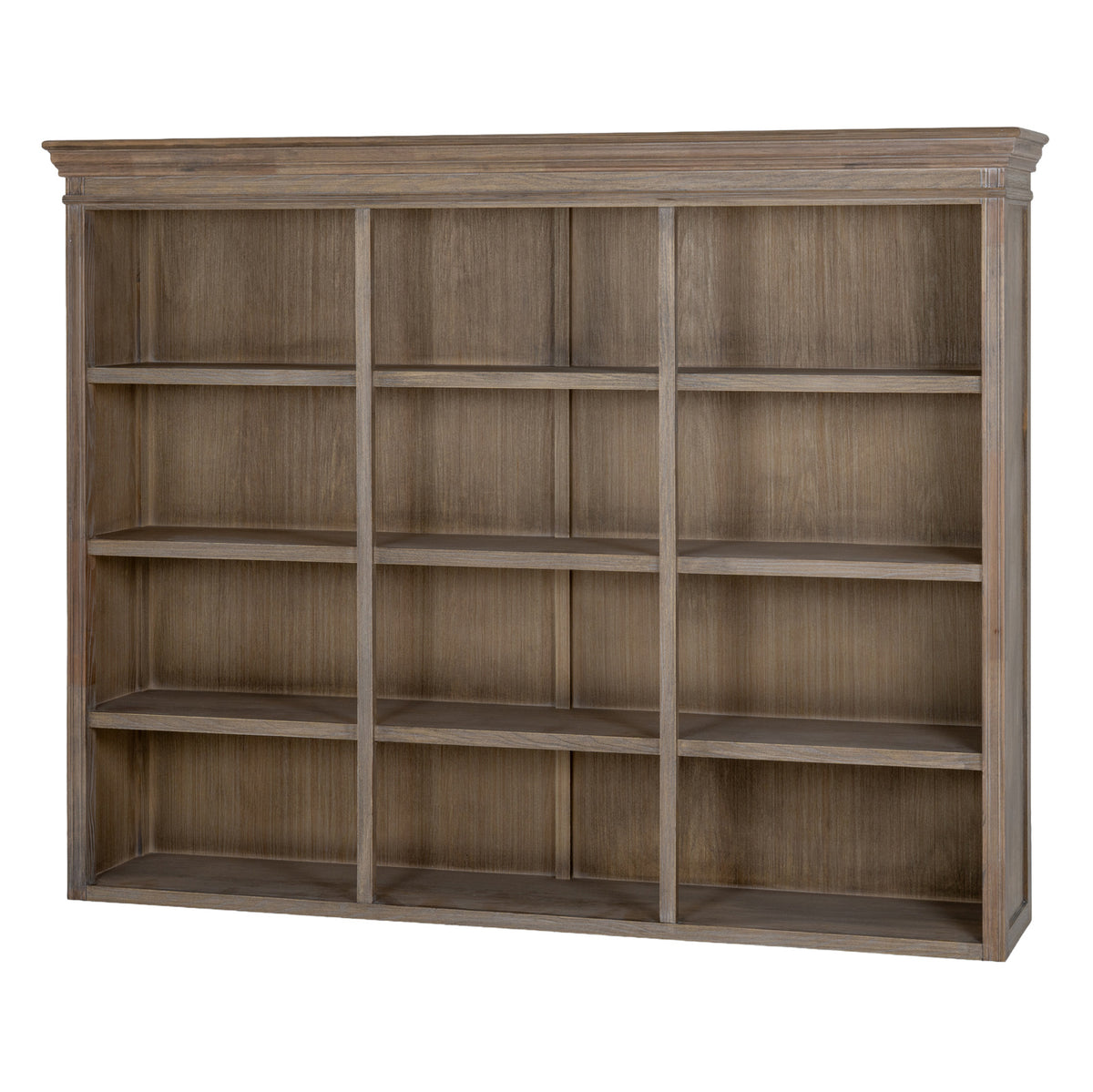 Delphine Collection 3 Shelf Large Dresser Top - Brown