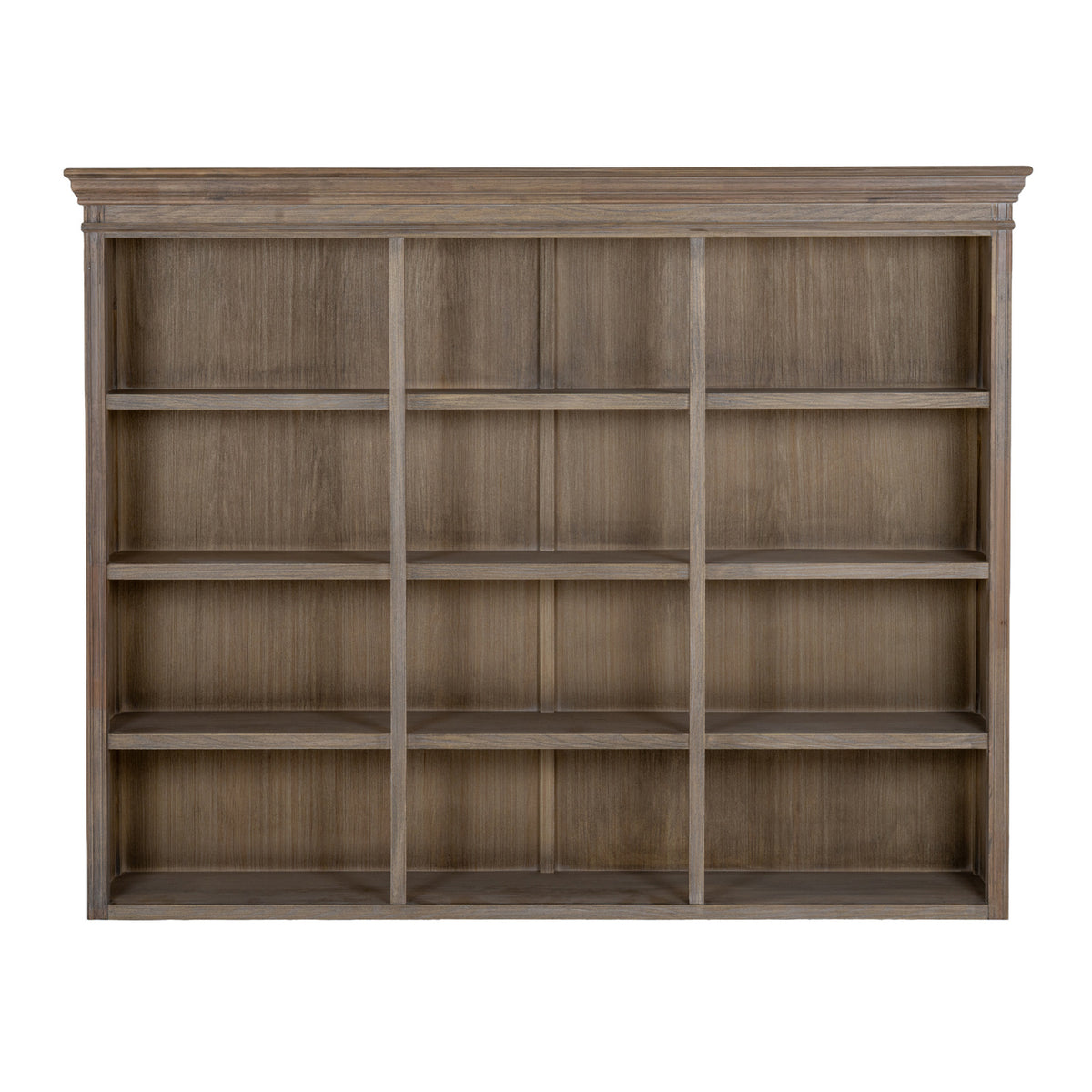 Delphine Collection 3 Shelf Large Dresser Top - Brown