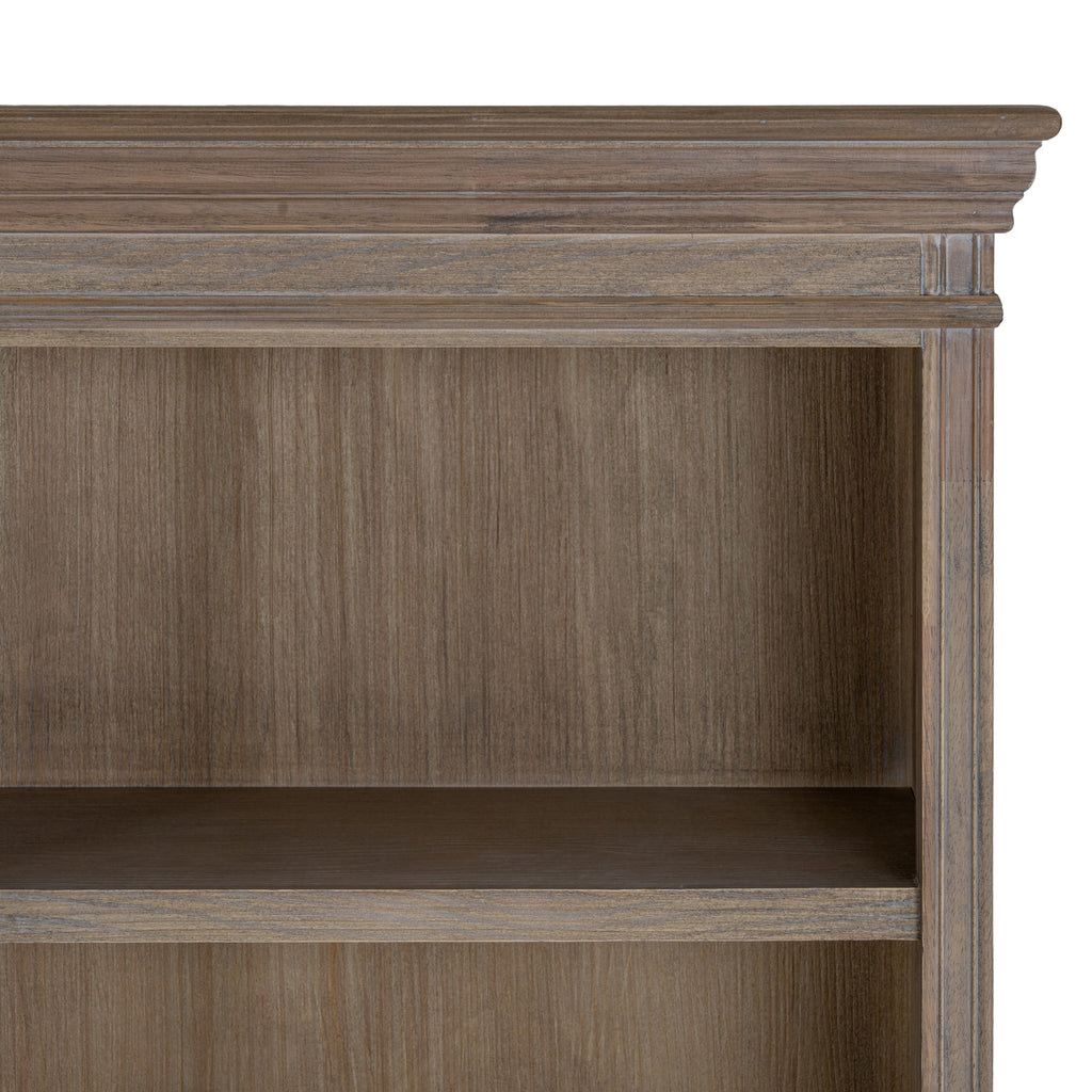 Delphine Collection 3 Shelf Large Dresser Top - Brown