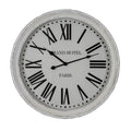 Hotel Paris White Clock with Glass