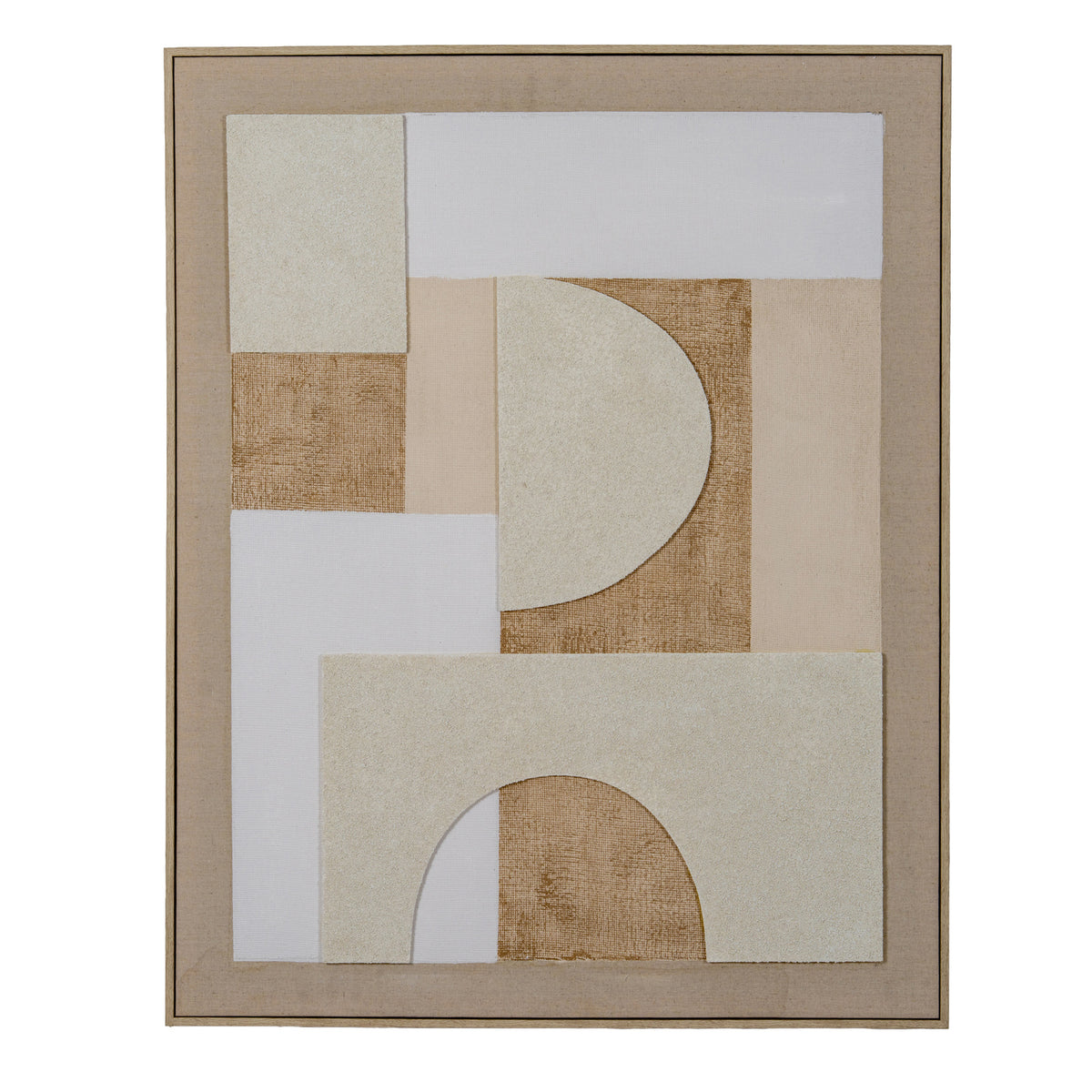Lumera Linen Textured Canvas In Frame