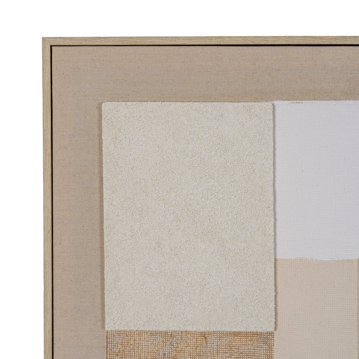 Lumera Linen Textured Canvas In Frame