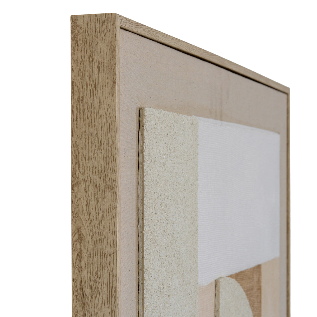 Lumera Linen Textured Canvas In Frame