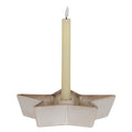 Large Solace Star Candle Holder - White