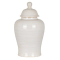 Neva Lidded Ceramic Ginger Jar