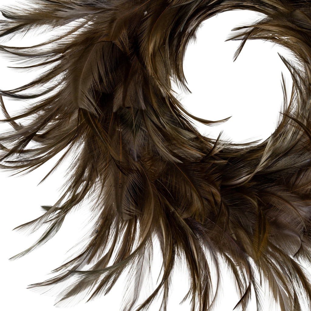 Fawn Feather Wreath