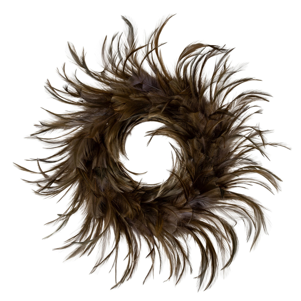 Fawn Feather Wreath