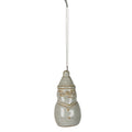 Charm Ceramic Santa Tree Decoration - White