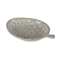 Alora Ceramic Pinecone Medium Dish - White