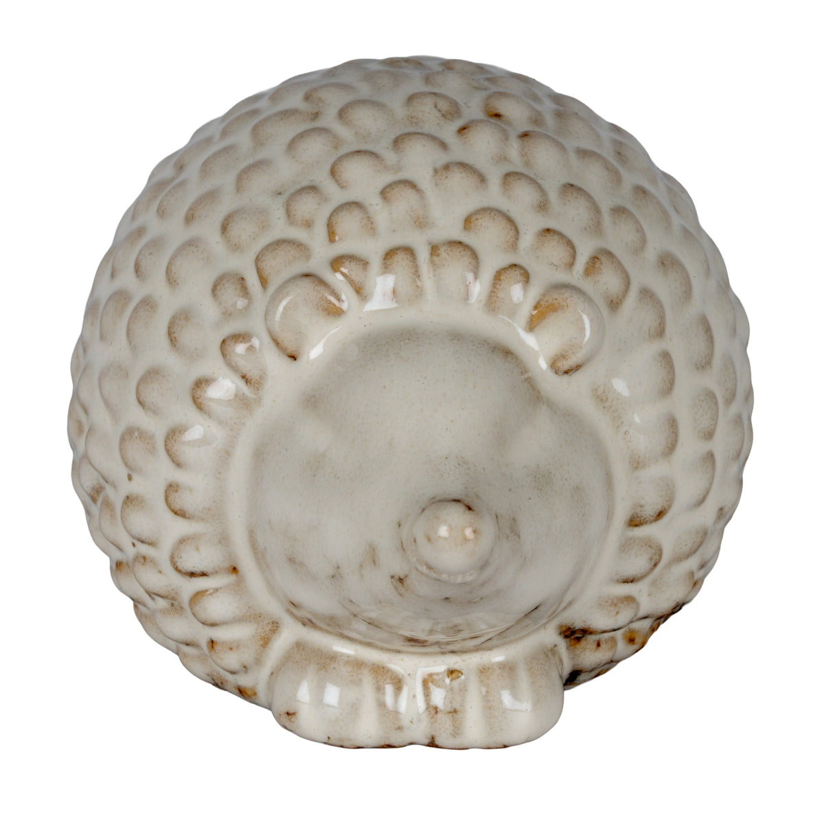 Alora Ceramic Large Hedgehog - White