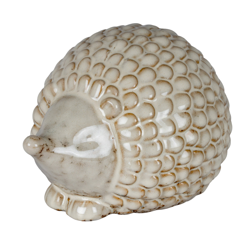 Alora Ceramic Large Hedgehog - White
