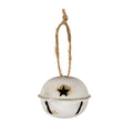 White Metal Nordic Bell Decoration - White