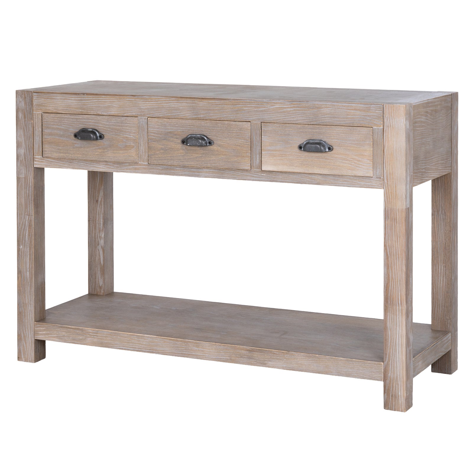 Haldon Collection Three Drawer Console Table