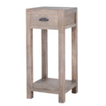 Haldon Collection Small 1 Drawer Lamp Table - Brown