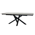 Romanby Stone Extending Dining Table - White