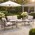Madison Collection Outdoor 4 Seater Lounge Set